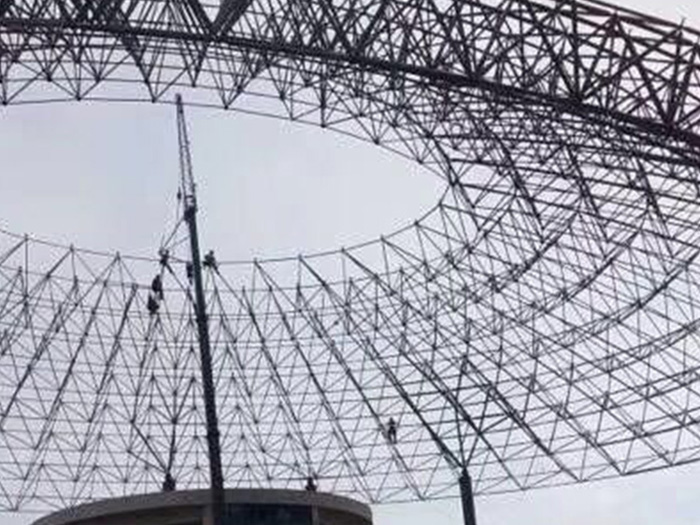 咸宁篮球馆球形网架厂家价格